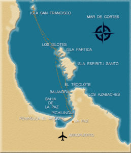 Itineraries   Baja by Sea La Paz Catamaran charters