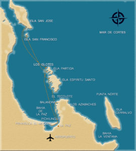 Itineraries   Baja by Sea La Paz Catamaran charters